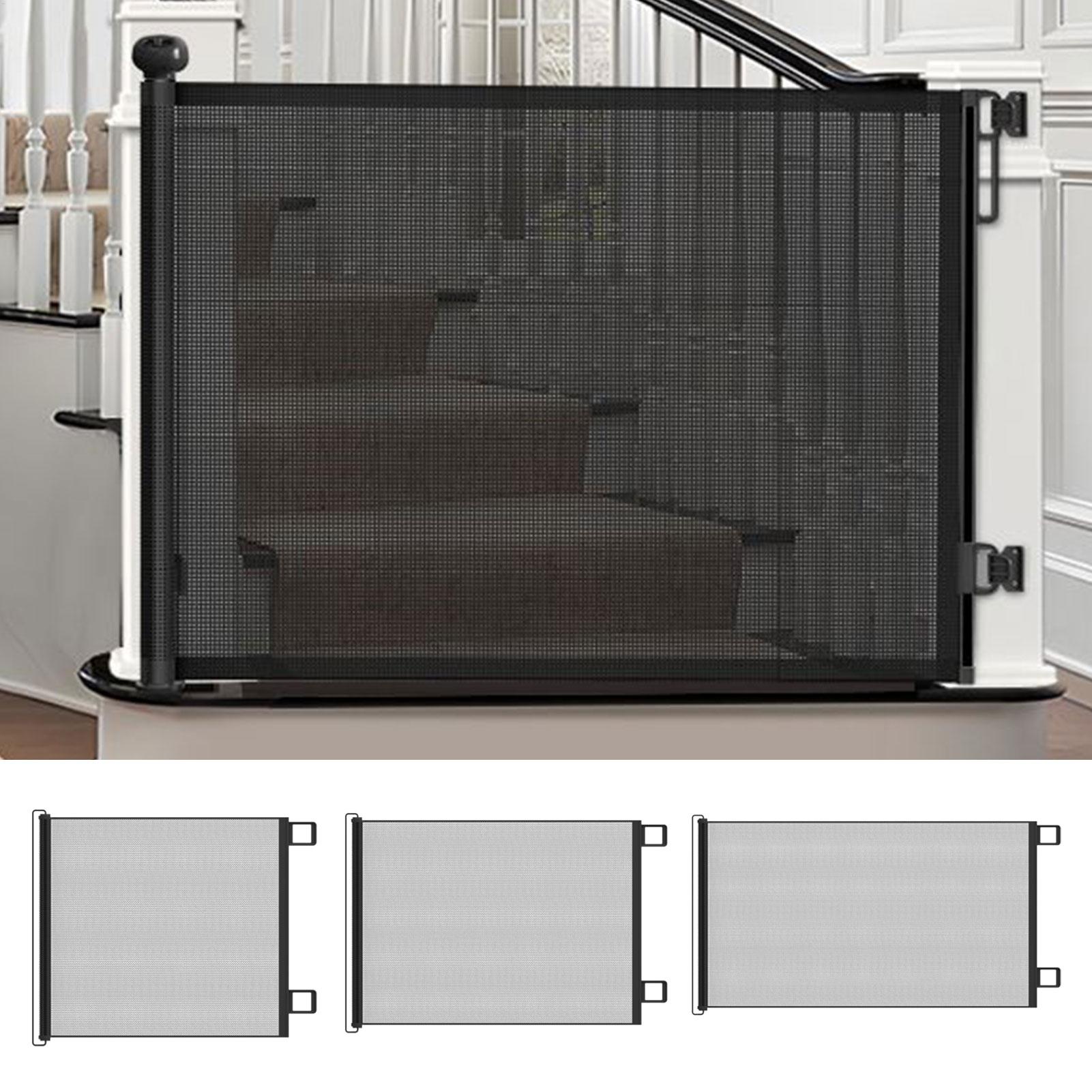 Baby Gate Extra Wide - Pagar Pengaman Bayi Retraktil Tanpa Bor,