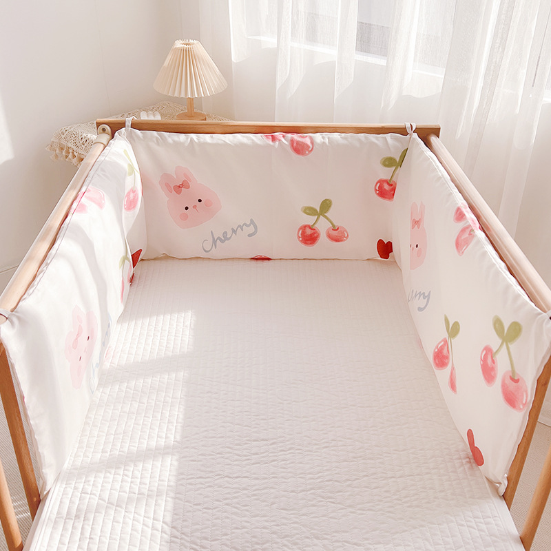 Baby Nursery Boy - Set tempat tidur bayi Bumper belakang,