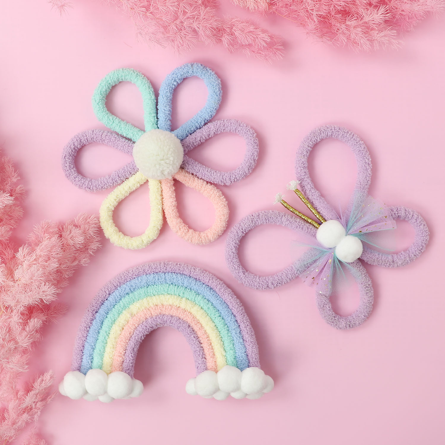 Baby Nursery Decor Girl - Dekorasi Dinding Boho Kupu-kupu Bunga Daisy