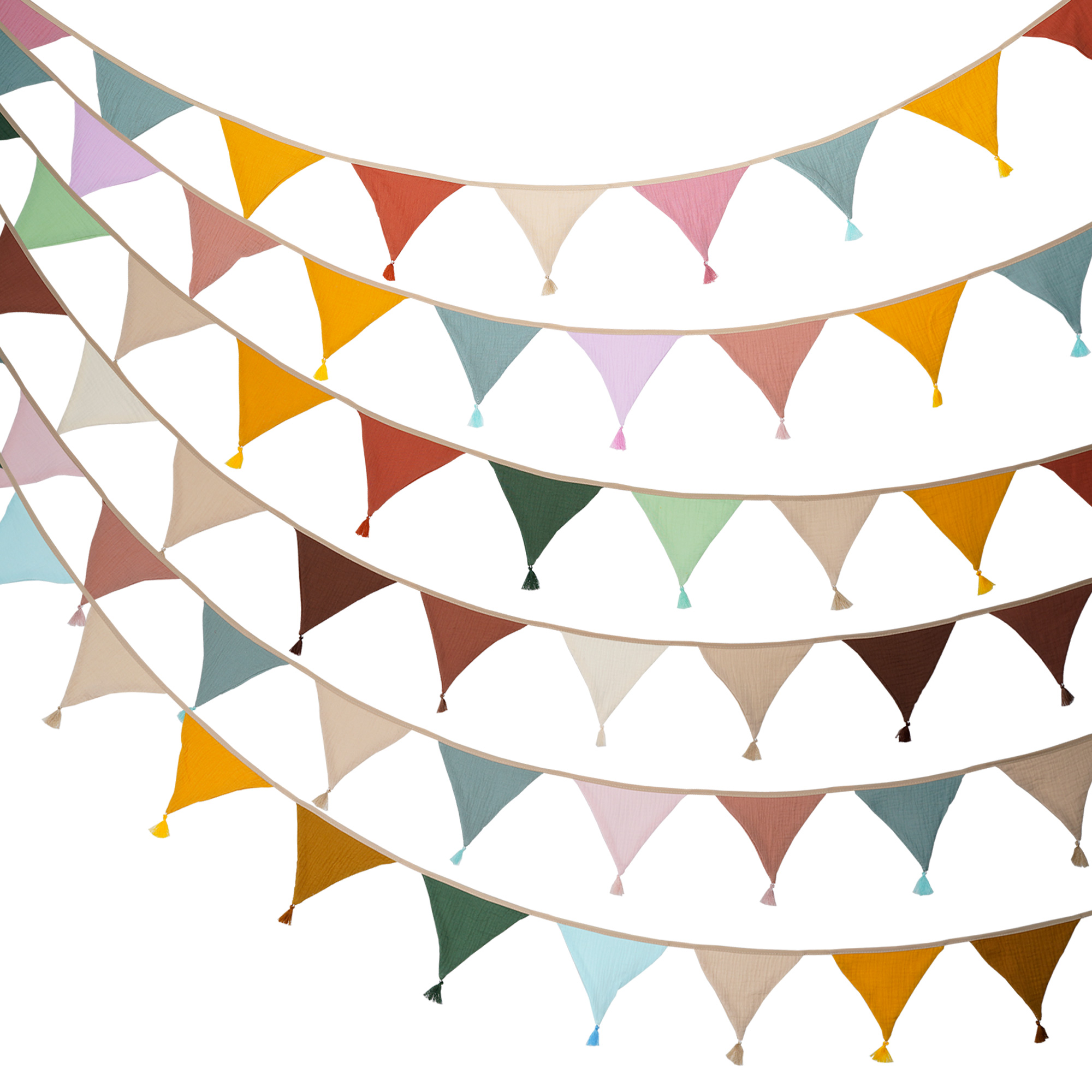 Baby Nursery Artwork - Bendera kain buaian 2.6M/8,5 kaki 10