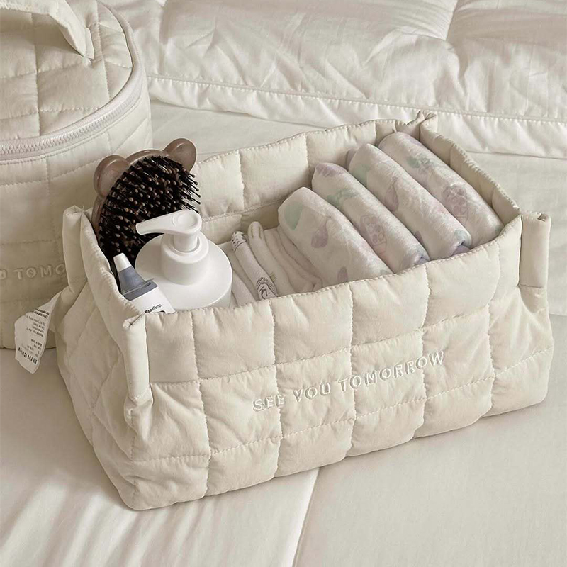 Diaper Caddy Organizer - Tas Penyimpanan Popok Bayi Gaya Korea,