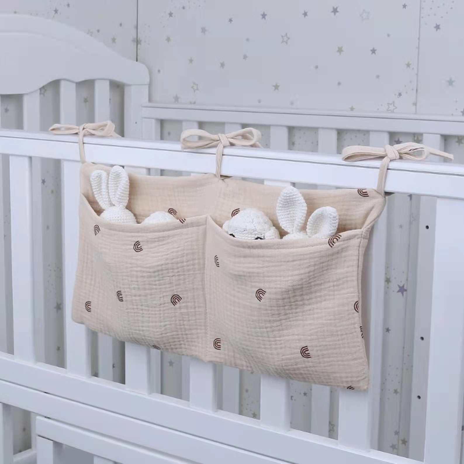 Diaper Caddy Organizer - Tas Penyimpanan Boks Bayi Portabel Tas