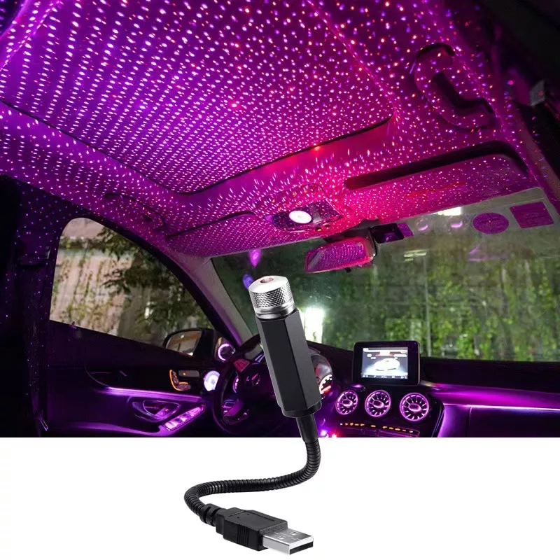 Night Light Projector Stars - Proyektor Lampu Malam Bintang Atap Mobil