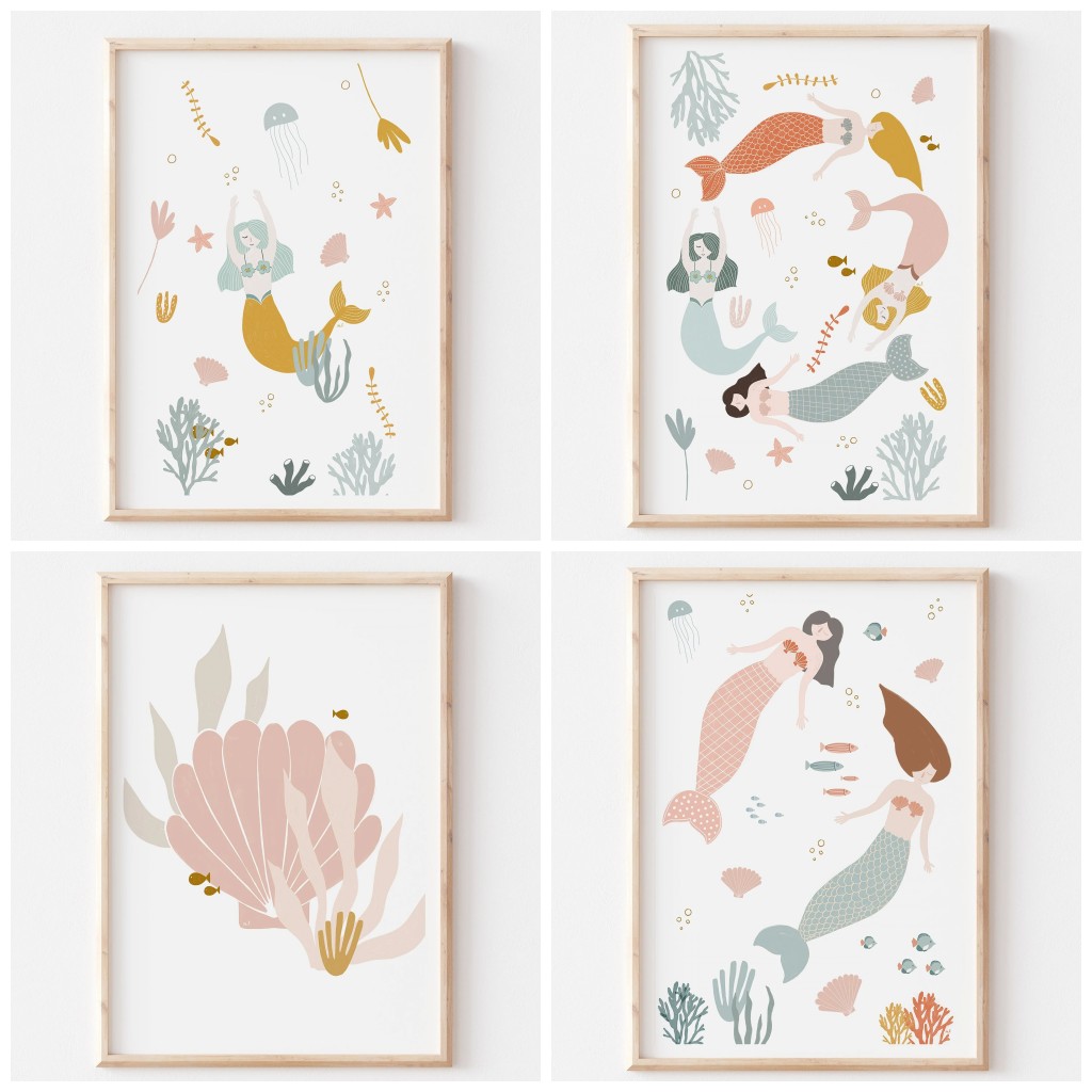 Baby Nursery Ocean - Boho Nursery Bertema Lautan Cangkang Laut