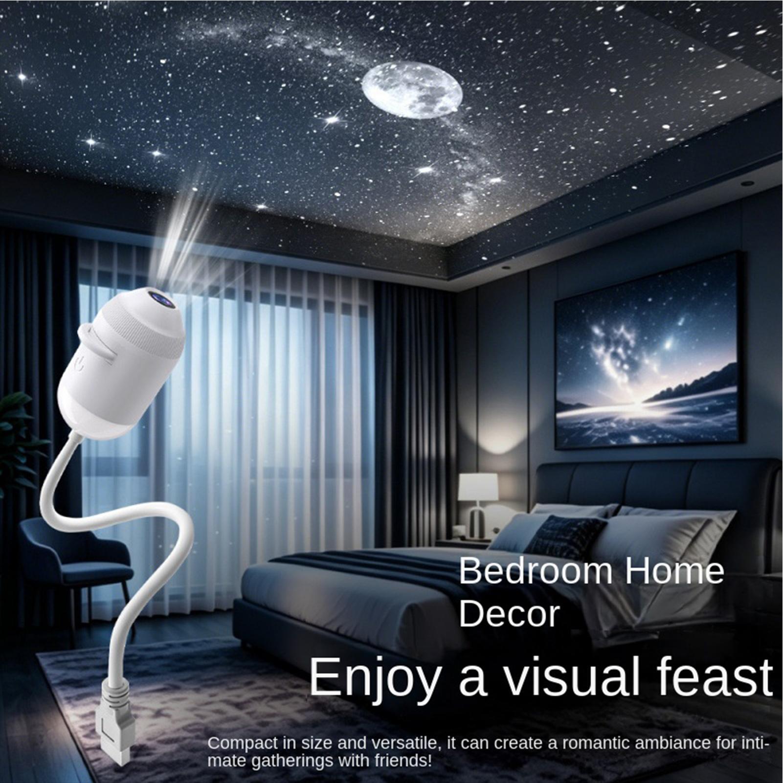 Night Light Projector Stars - 24 buah Slide Proyeksi 2in1 Mini