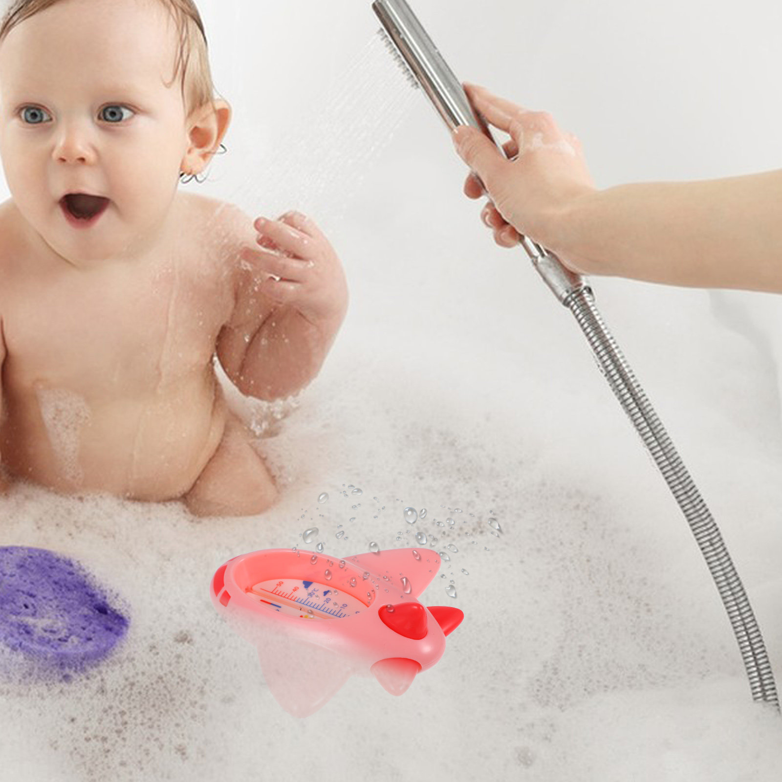 Baby Nursery Water - Termometer Mandi Bayi Bentuk Pesawat Termometer