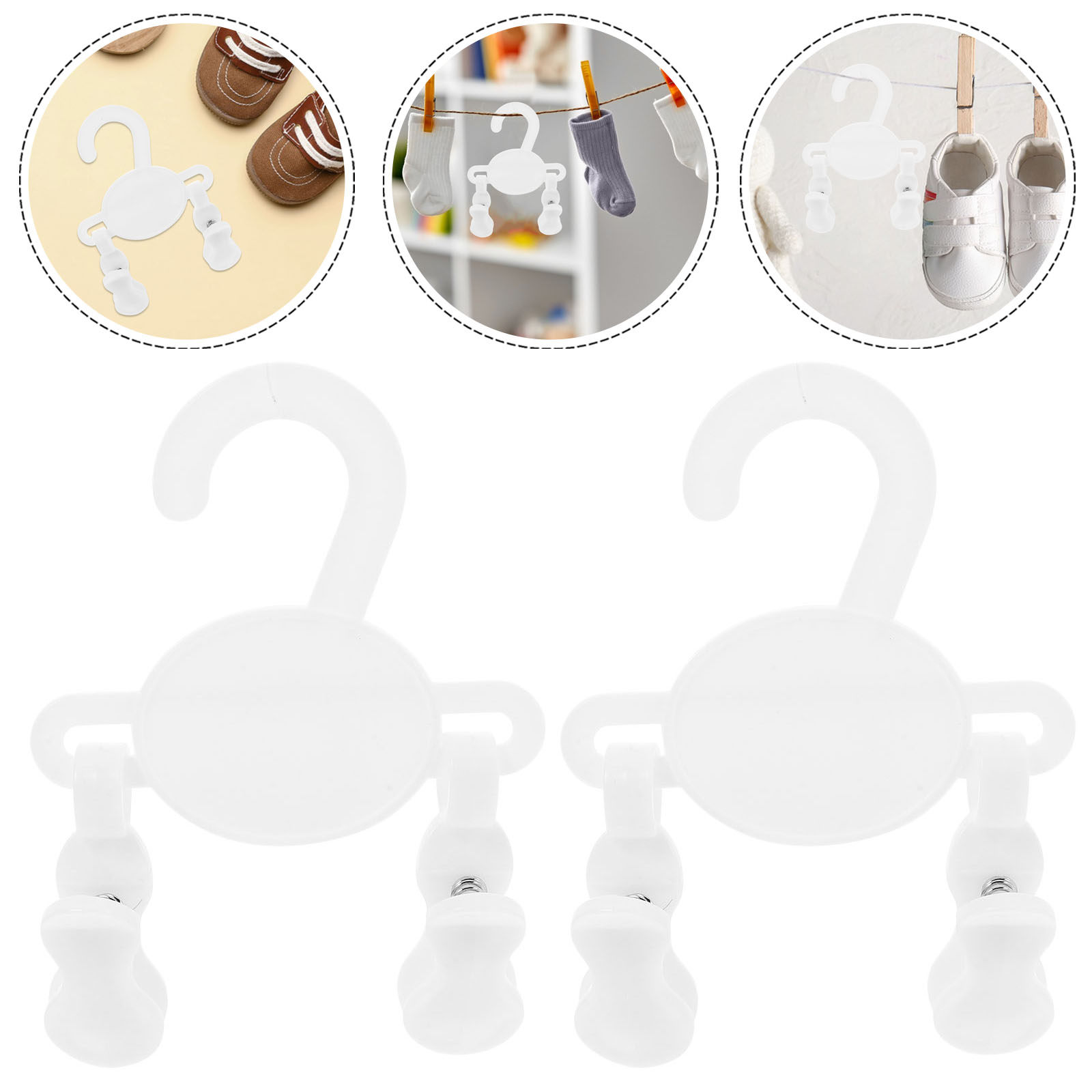 10Pcs Gantungan Sepatu Bayi Mu - Closet Organizer Baby ulasan dan harga