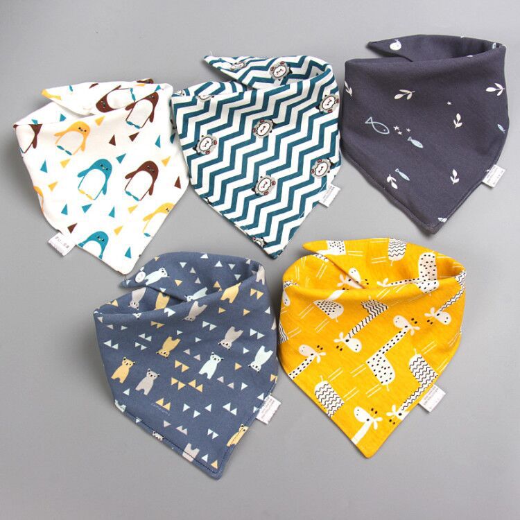 5 Buah/Set Bib Bandana Bayi Sy - Baby Nursery Boy ulasan dan harga