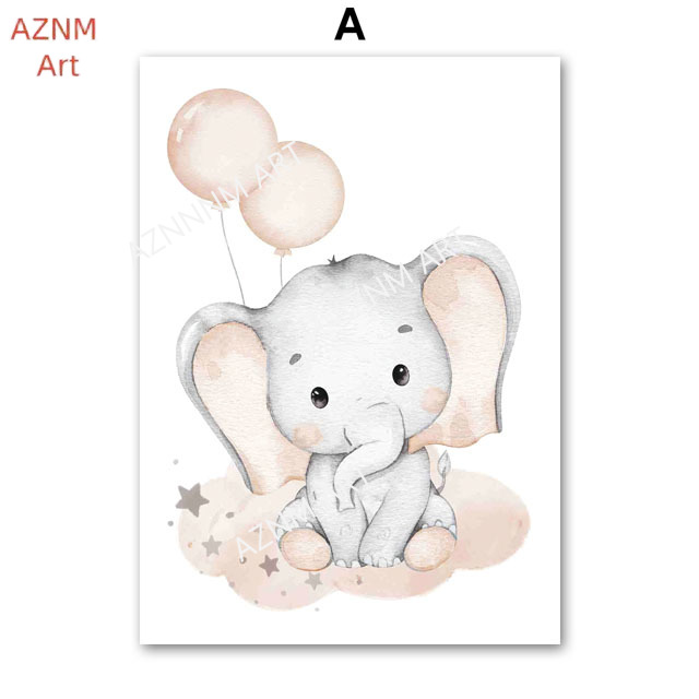 Poster Bayi Anak-anak Ayunan A - Baby Nursery Artwork ulasan dan harga