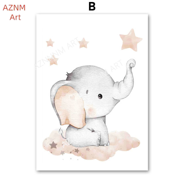 Poster Bayi Anak-anak Ayunan A - Baby Nursery Artwork ulasan dan harga