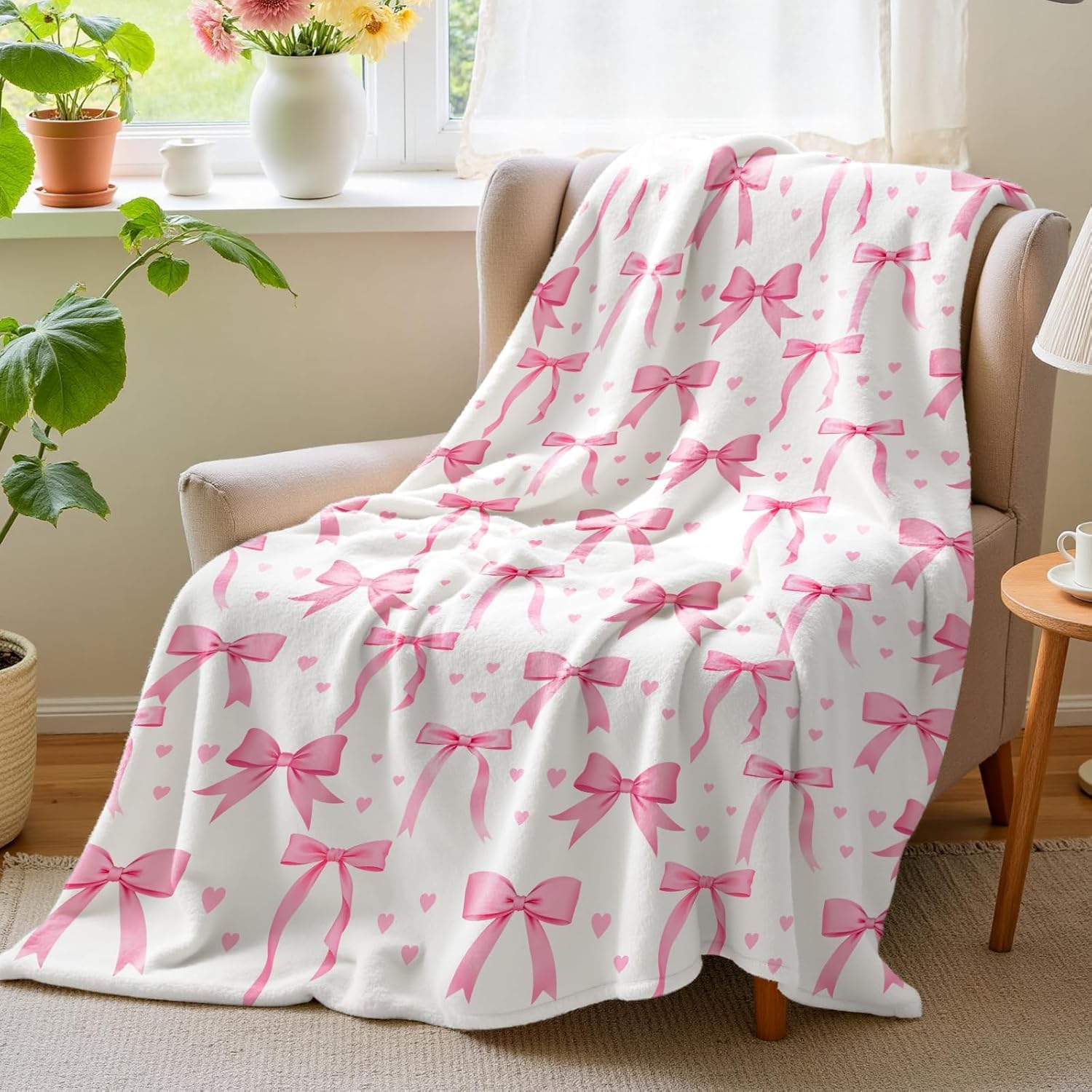 Selimut Pita Merah Muda VIKAMA - Baby Nursery Decor Girl ulasan dan harga