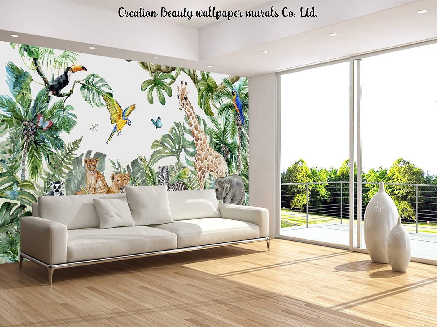 Wallpaper Hutan Hewan Cat Air  - Baby Nursery Water ulasan dan harga
