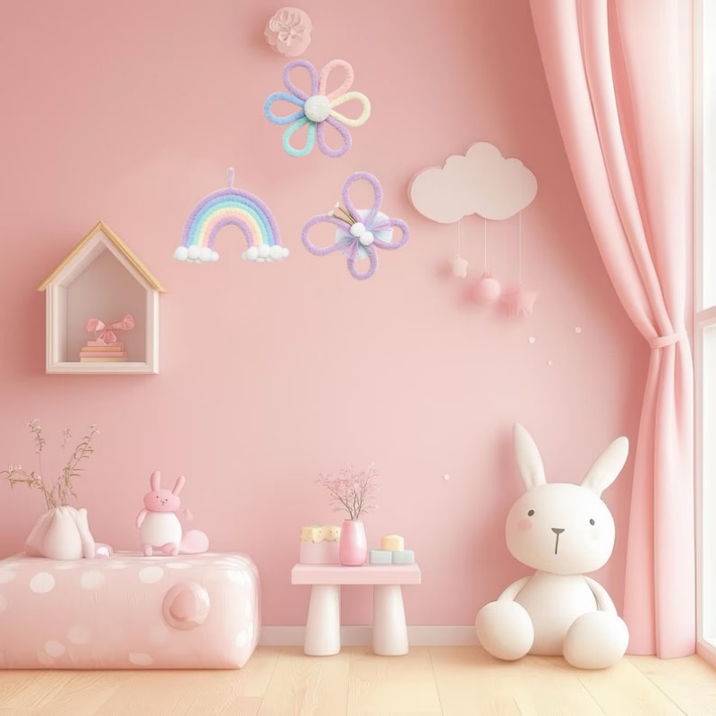 Dekorasi Dinding Boho Kupu-kup - Baby Nursery Decor Girl ulasan dan harga