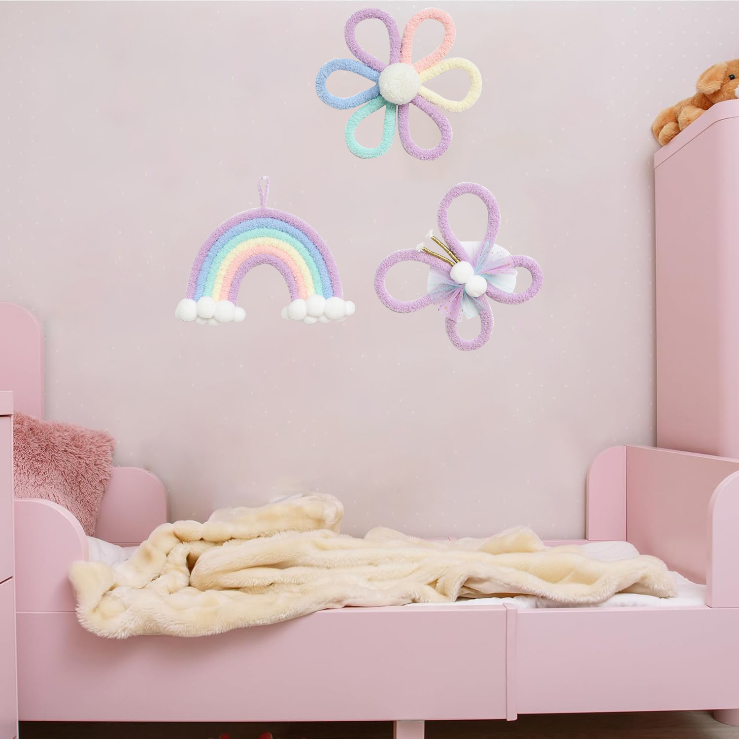 Dekorasi Dinding Boho Kupu-kup - Baby Nursery Decor Girl ulasan dan harga