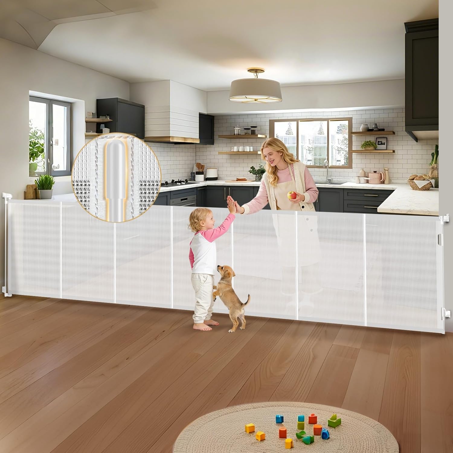 Pagar Bayi Retractable Ekstra  - Baby Gate Extra Wide ulasan dan harga