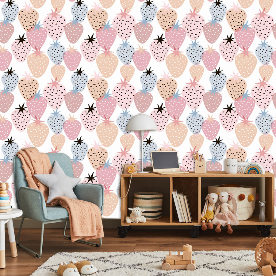 12+ Wallpaper Pola Stroberi Lu - Baby Nursery Water ulasan dan harga