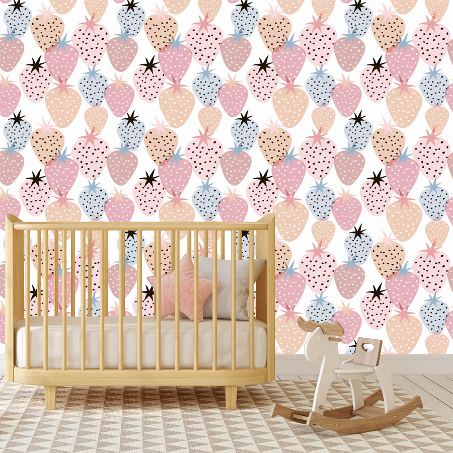 12+ Wallpaper Pola Stroberi Lu - Baby Nursery Water ulasan dan harga