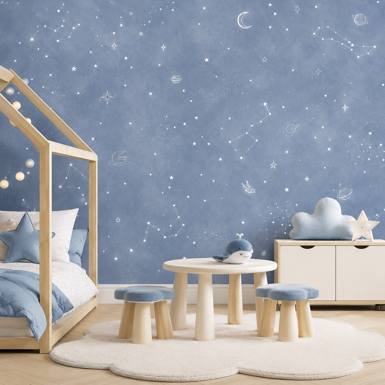 Wallpaper Langit Berbintang Bi - Baby Nursery Water ulasan dan harga
