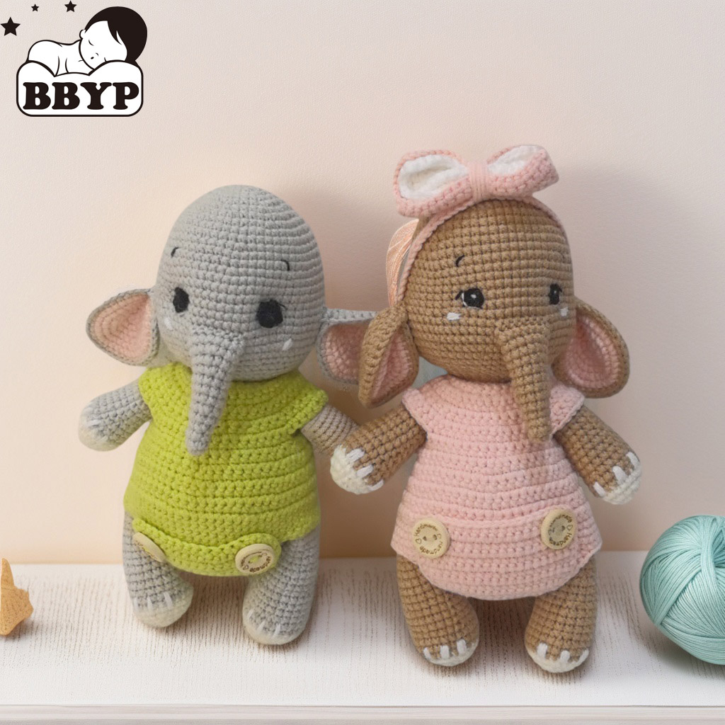 Mainan Mewah Pasangan Gajah Ra - Baby Nursery Diy ulasan dan harga