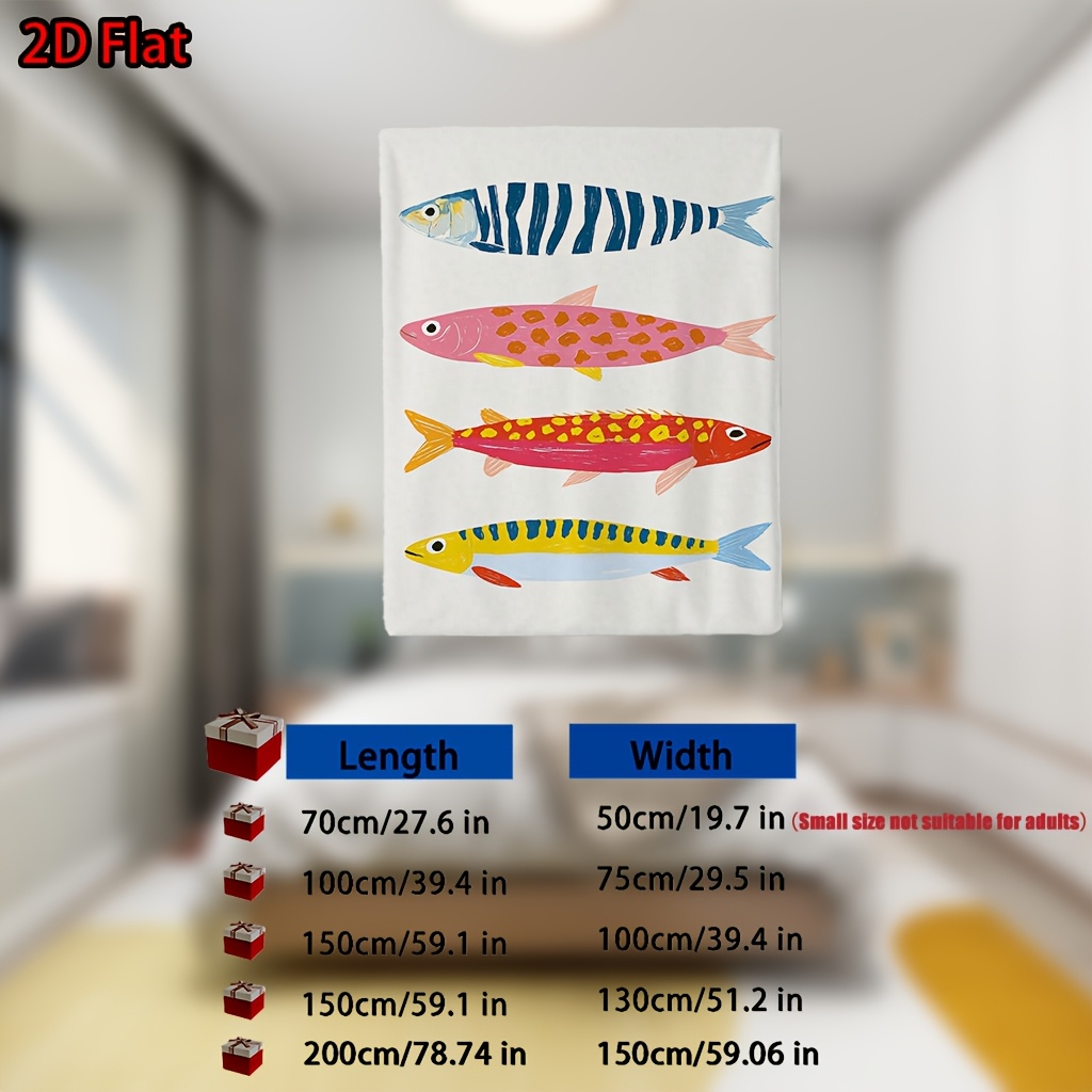 Selimut Motif Ikan Unik Dekora - Baby Nursery Ocean ulasan dan harga