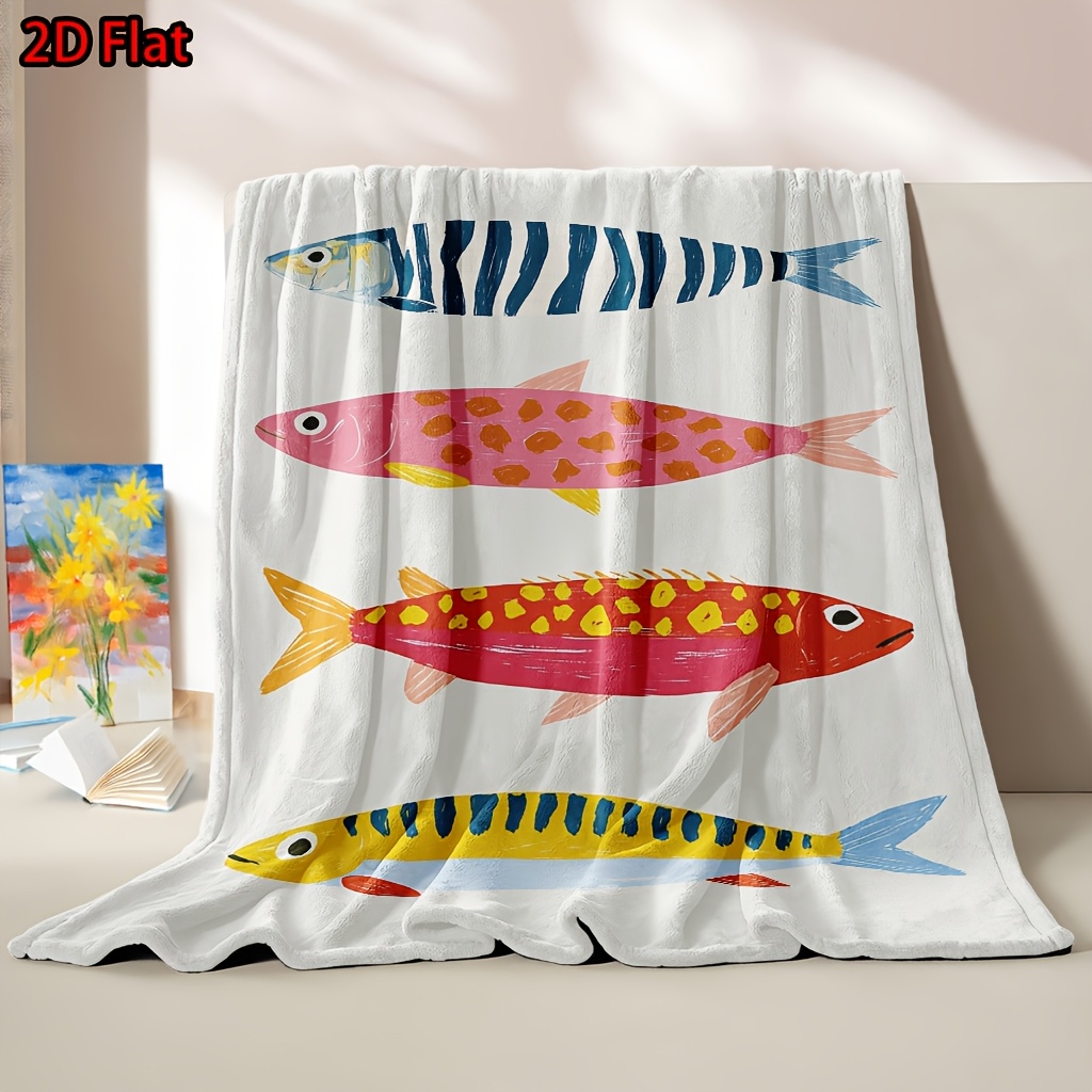 Selimut Motif Ikan Unik Dekora - Baby Nursery Ocean ulasan dan harga