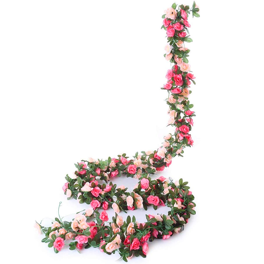 Bunga mawar buatan 8.2 kaki, b - Baby Nursery Decor Girl ulasan dan harga