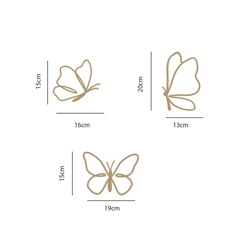 Papan Kayu Kupu-Kupu, Dekorasi - Baby Nursery Artwork ulasan dan harga