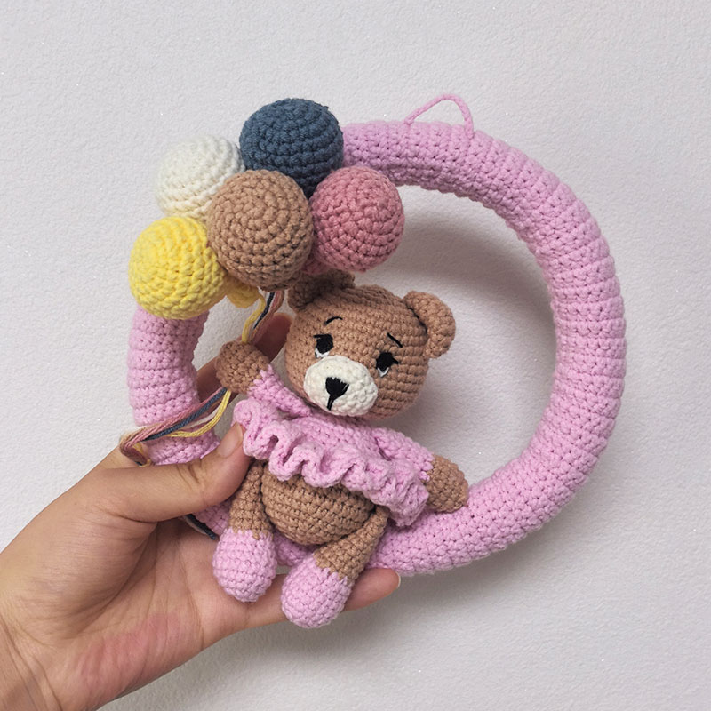 Karangan Bunga Nama Rajutan Pr - Baby Nursery Artwork ulasan dan harga